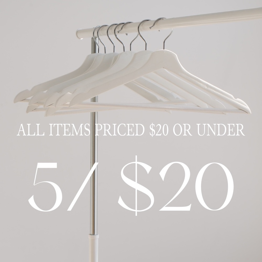 5/$20 SALE! 🎉